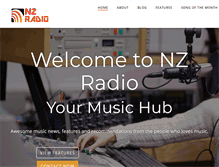 Tablet Screenshot of nzradioguide.co.nz